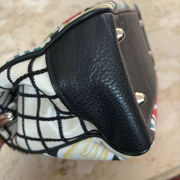 Rare Karen Wilson Limited Edition “Red Rose” Satchel Retro Style Bag - Picture 9 of 13